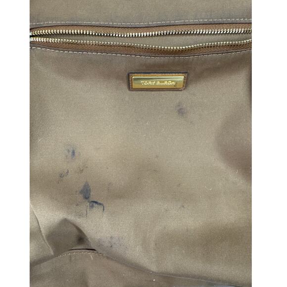 Tory Burch Carson Top Handle Hobo Bag, Brown, Ships Fast - Picture 10 of 14